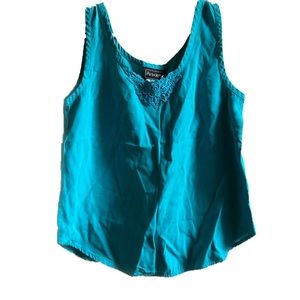 Anxiety Teal Colored Tank Top